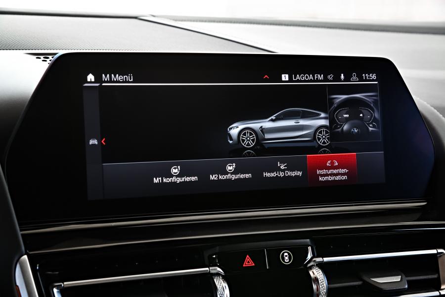 Детали интерьера BMW M8 Competition Coupe (F92) 2019 года  (UK) (фото 123 из 157)